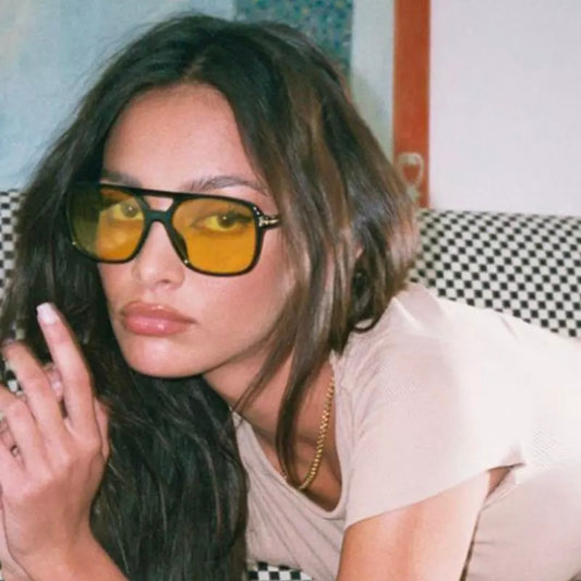 Vintage Square Sunglasses Women Retro Brand Mirror